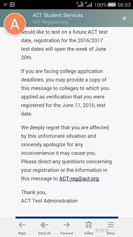 香港与韩国考区6月11日ACT考试被取消
